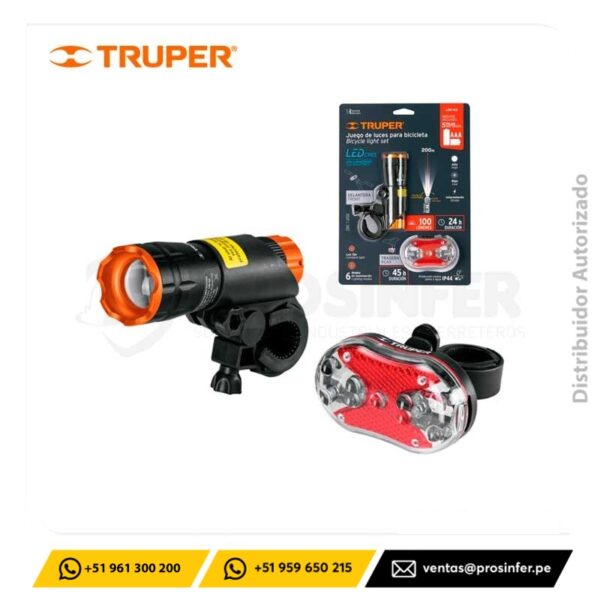 juego-de-linterna-para-bicicleta-truper-16798
