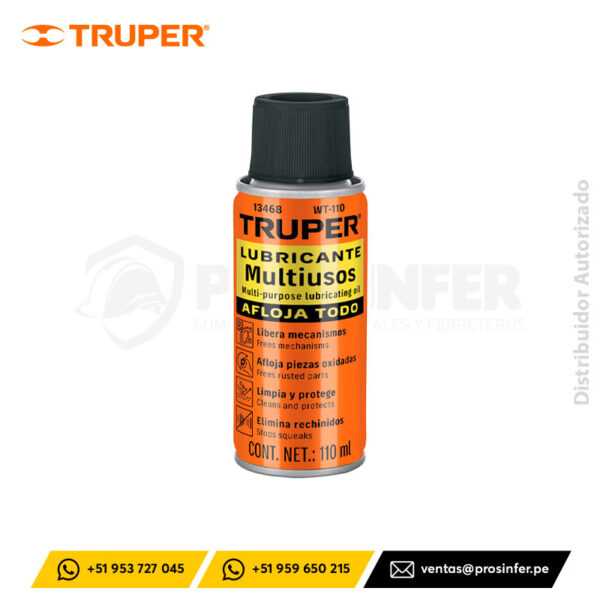 Aceite Aflojatodo 110 ml (4 oz) Truper 13468