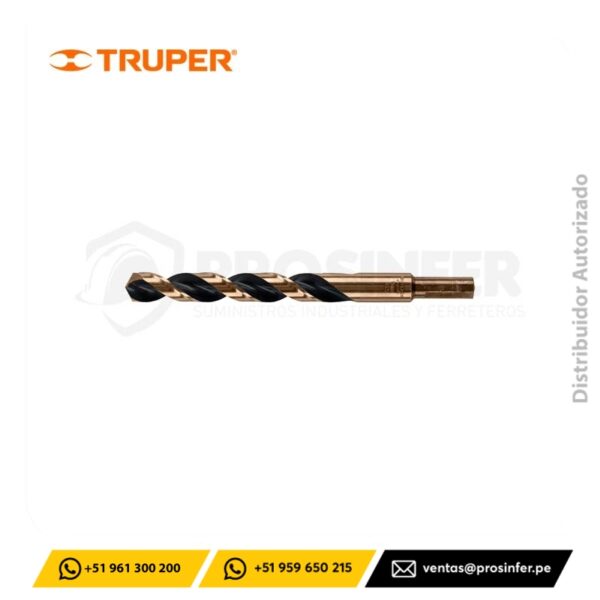 Broca HSS 13 mm Trugold para metal Truper 14337