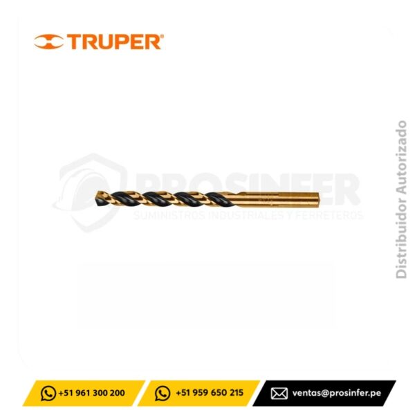 Broca HSS 21/64" Trugold para metal Truper 11144