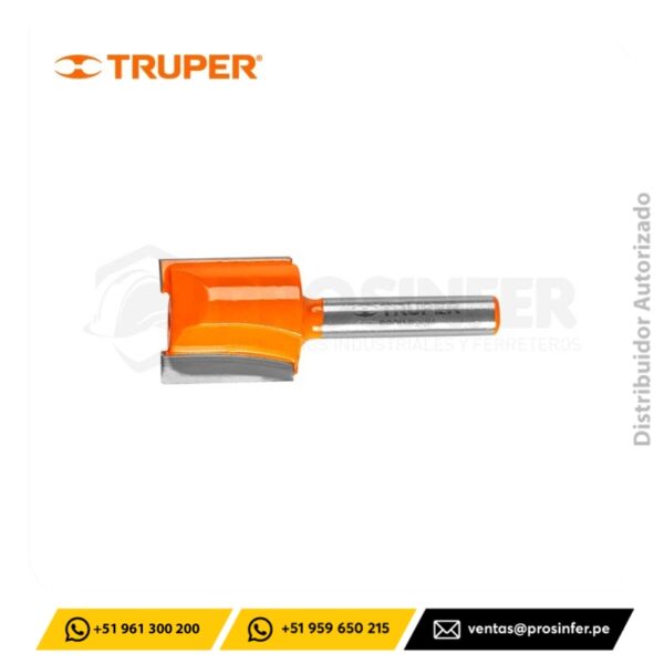 Fresa Recta de dos filos 3/4" Truper 11459