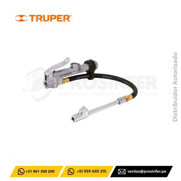 Inflador Calibrador de Cabeza Doble Truper 19028