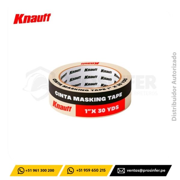 Cinta Masking Tape 1" x 30 Yds Knauff