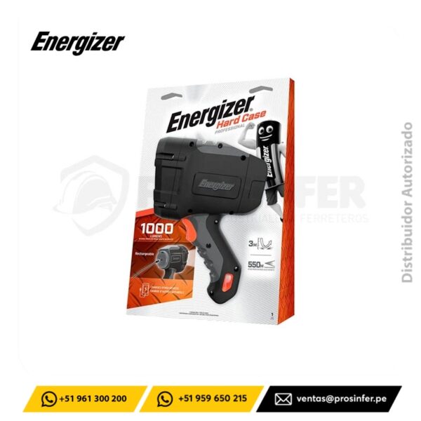Linterna Energizer Hard Case Profesional 1000 Lumens