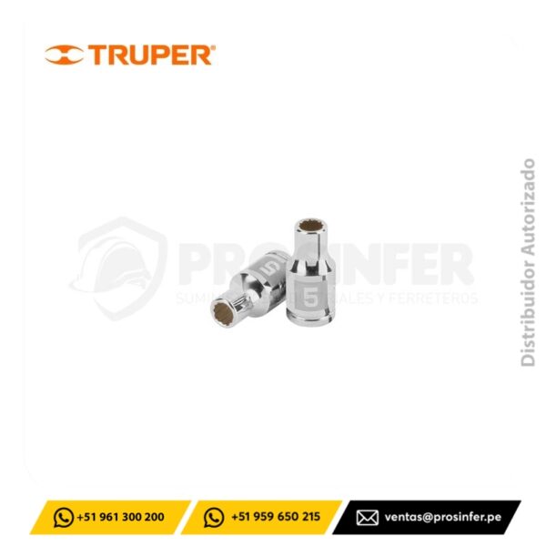 Dado Poligonal 5 mm, encaste 1/4" Truper 100974