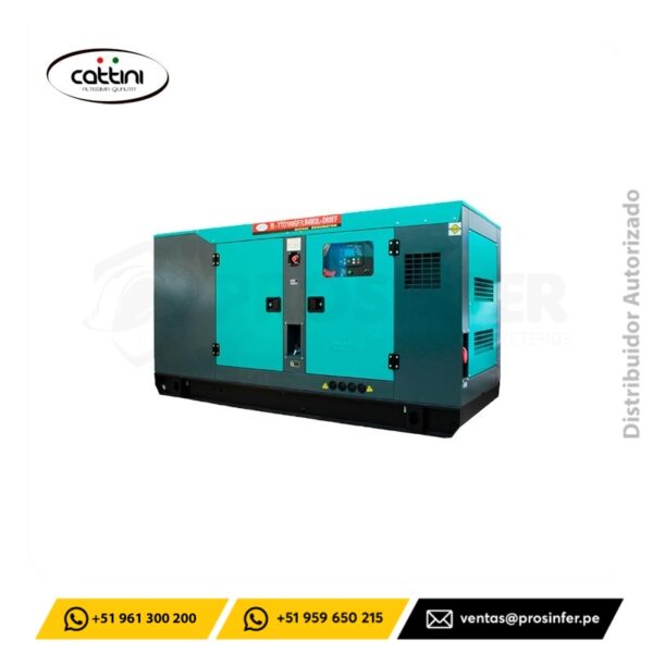 Generador Diesel 100 Kw Encapsulado Cattini RI-YTO100GF