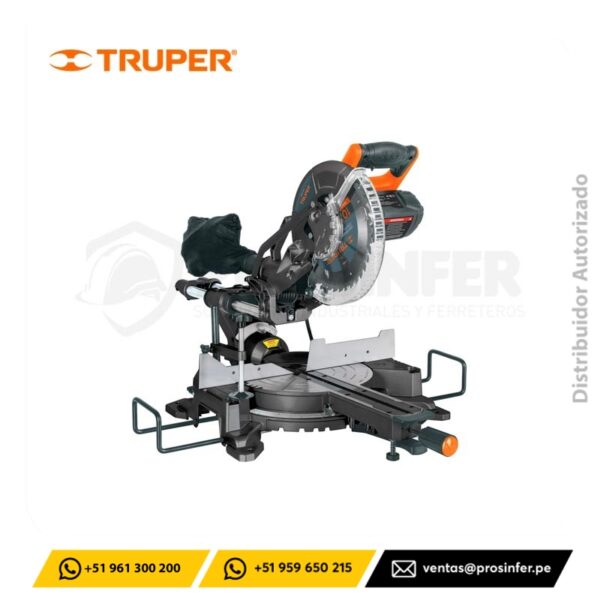 Sierra Ingleteadora 10" de 1900 W compuesta Truper 103221