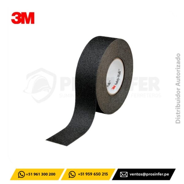 Cinta Antideslizante 3M Safety-Walk 610 Negro