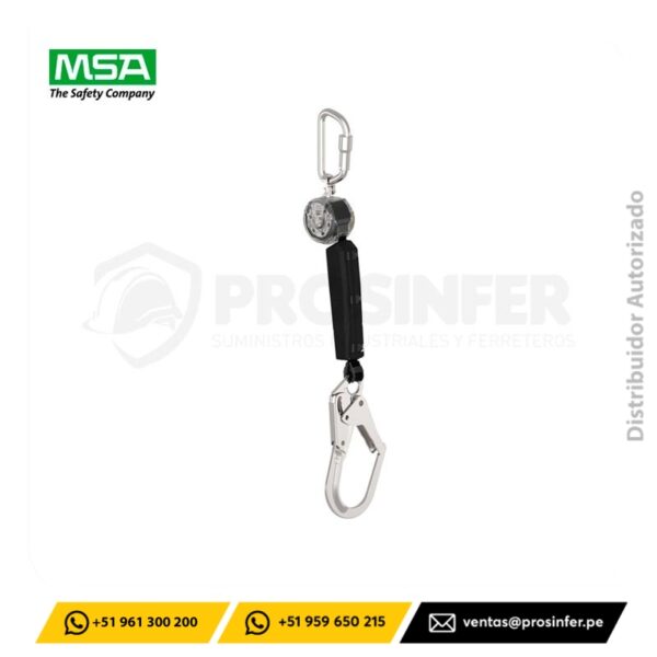 Retráctil V-TEC WEB PFL 6ft, 1.8 metros, MSA (VTOHW-011-DF-A)