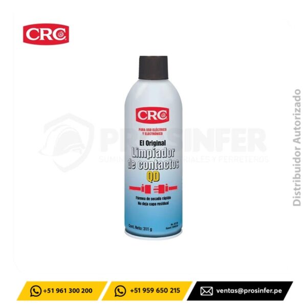 Limpiador de contactos QD 82130 CRC, 11 oz