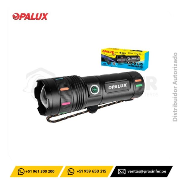 Linterna Led Táctica Recargable 15W Opalux OP-1756