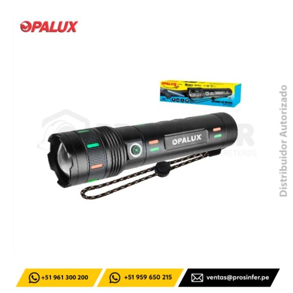 Linterna Led Táctica Recargable 20W Opalux OP-1757