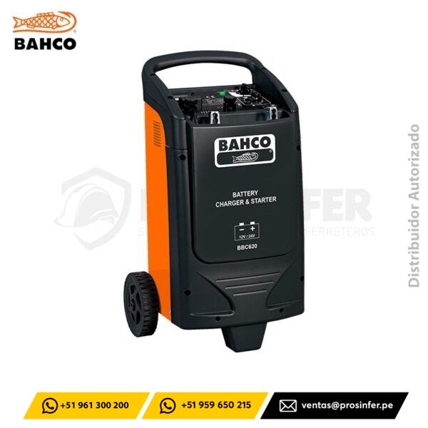 Cargador-Arrancador de Baterías 12/24V BBC620 Bahco