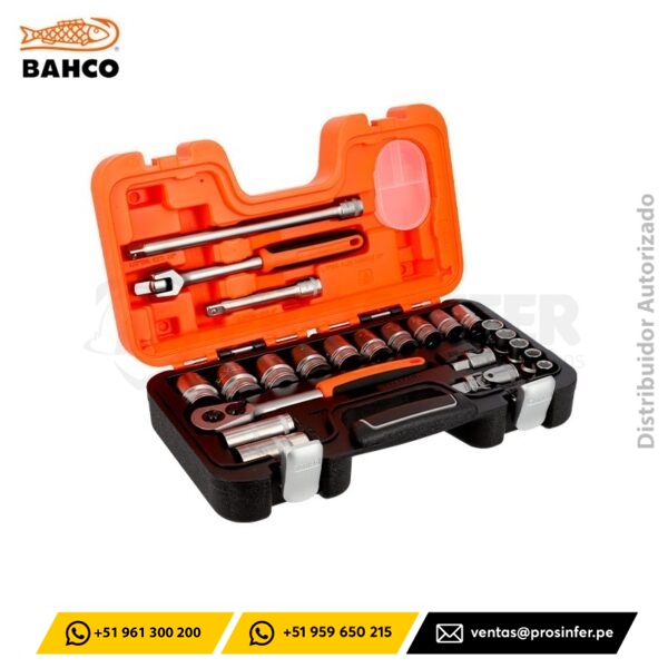 Set de Dados y Accesorios 23 Piezas S240AF Bahco