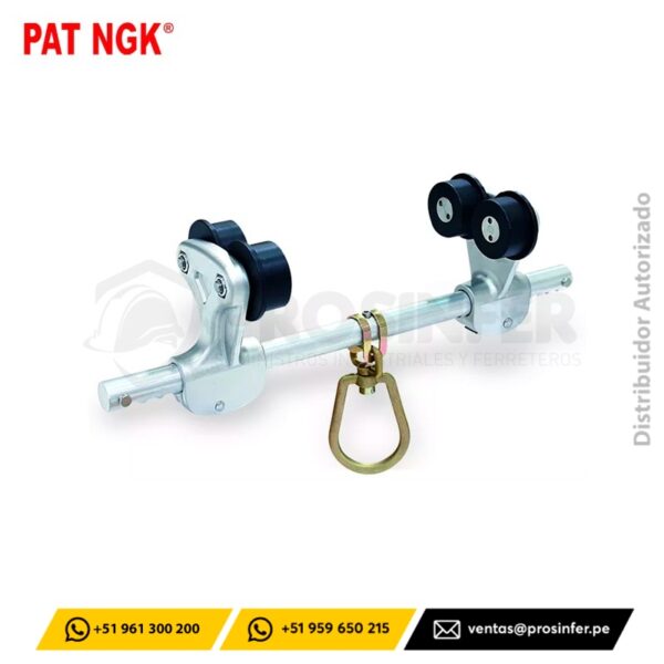 Anclaje Tipo Trolley y Mordaza IBT-1A Ojo Giratorio Pat Ngk