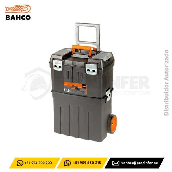 Caja de Herramientas Plástico Heavy Duty 60L Bahco 4750PTBW47