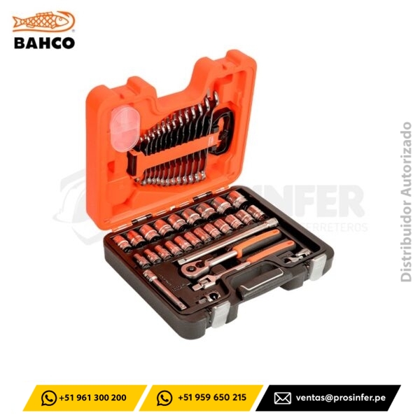 Juego de Dados 40 piezas 1/2" Bahco S400