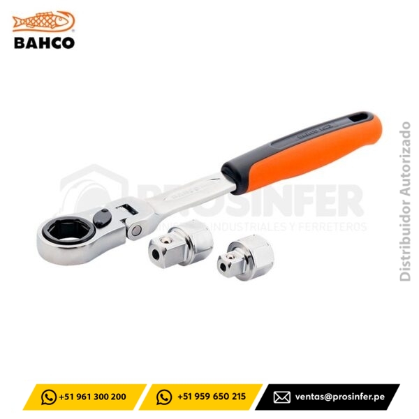 Juego de Dados Pasantes con Adaptadores Bahco S140T-R