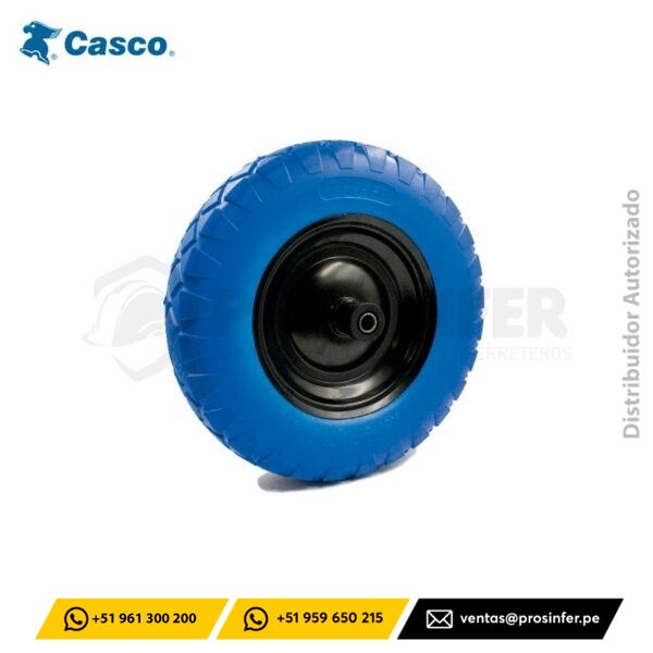Llanta Antipinchazo con Aro para Carretilla Casco