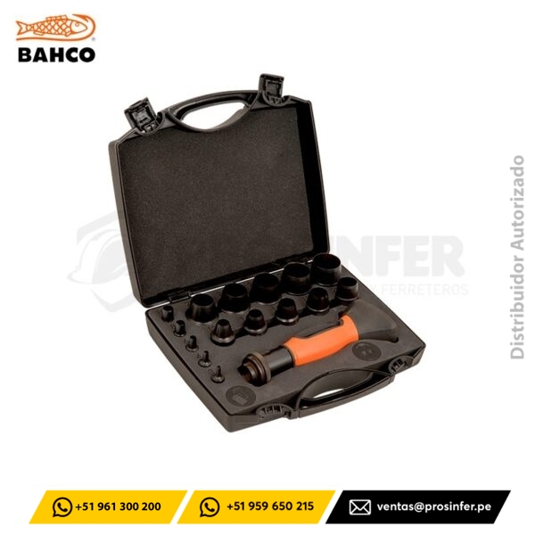 Juego de Sacabocados Intercambiables Bahco 400.003.030