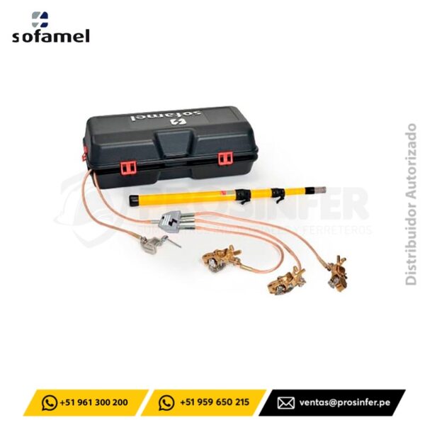 Kit Puesta a Tierra para Subestación 19 kA/1s Sofamel
