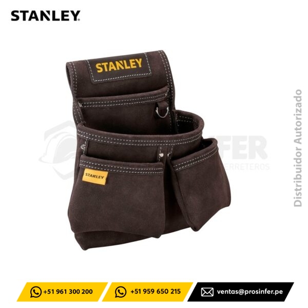 Bolsa para Clavos con 2 Bolsillos Stanley STST1-80116