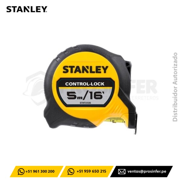 Cinta Métrica CONTROL-LOCK 5M Stanley STHT37235-5