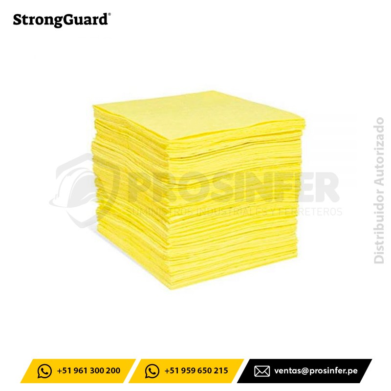 Paño Absorbente para Químicos 40x50cm StrongGuard