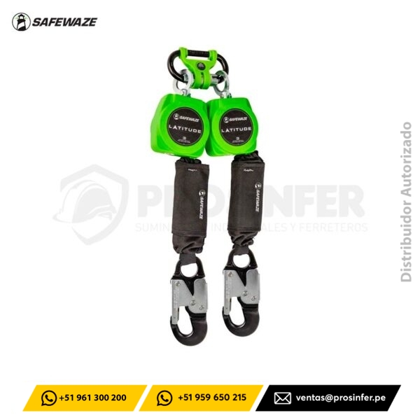 Retractil Doble Cinta Pro 6’ SRL Safewaze 019-5153