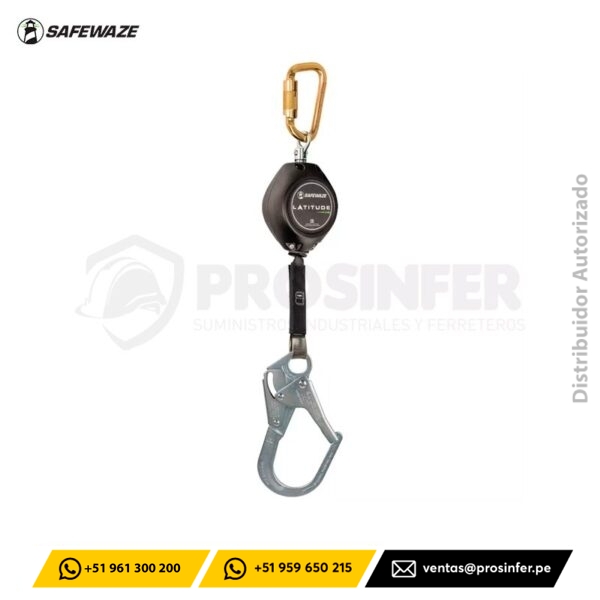 Retractil Latitude HD 11ft Single Web SRL Safewaze FS-FSP1411-W-RBH