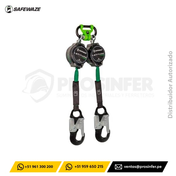 Retractil Latitude Pro 7' Dual Web SRL-P Safewaze 019-5125