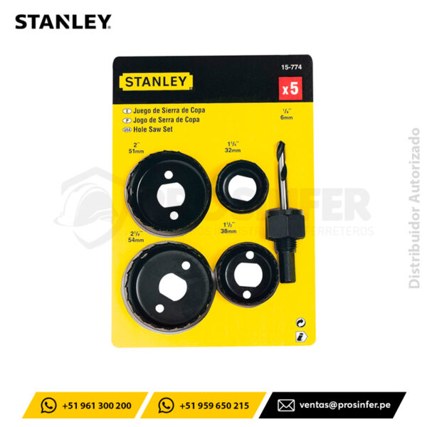 Juego de Sierras Copa Stanley 15-774