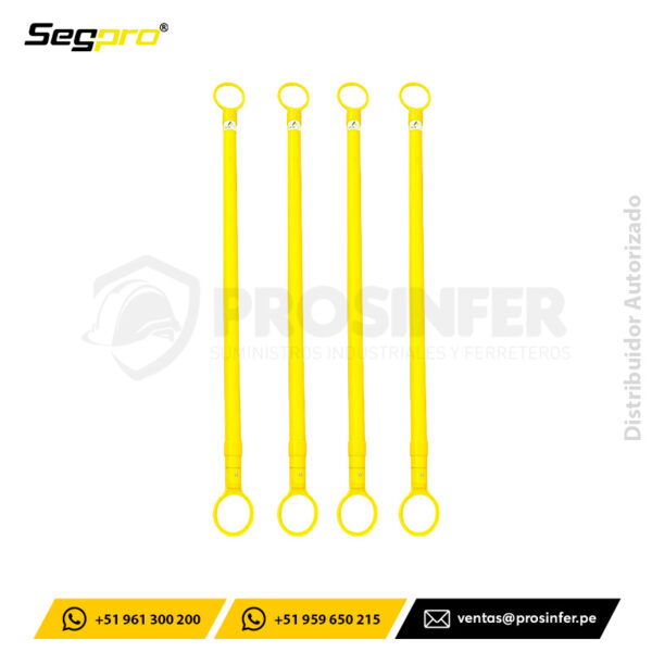 Barra Retractil Amarillo Segpro