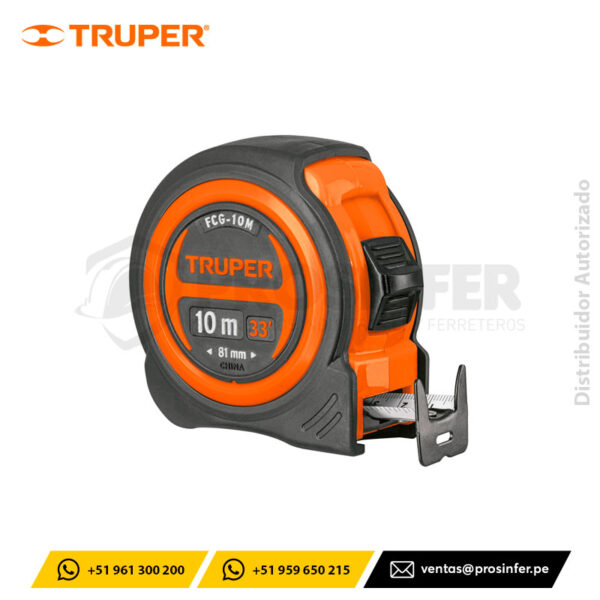 Wincha Compacta 10 m Truper 102332