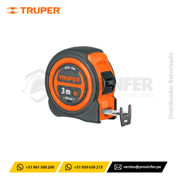 Wincha Compacta 3 m Truper 12771