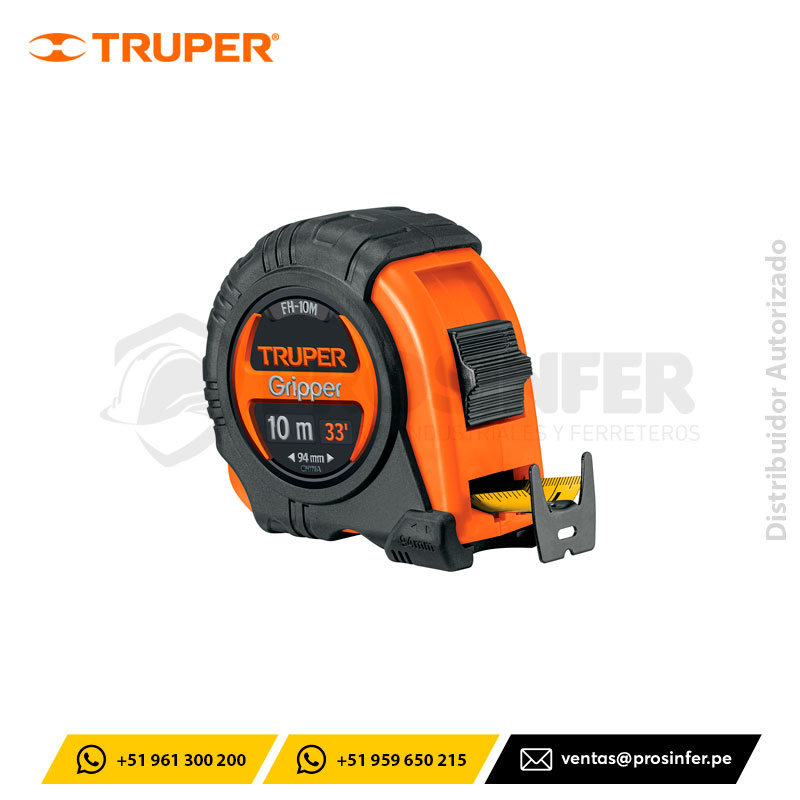 Wincha Gripper 10 m Truper 14582