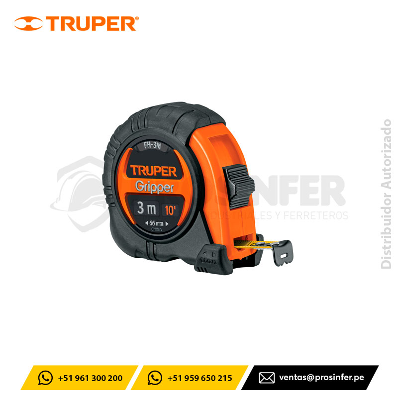 Wincha Gripper 3 m Truper 14577