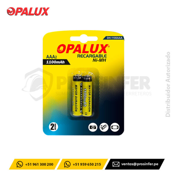 Batería Recargable DH-1100AAA Opalux