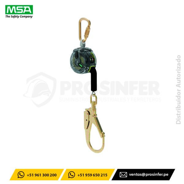 Bloque Retráctil 3 Metros Cable MSA 63203-00B V-TEC PFL