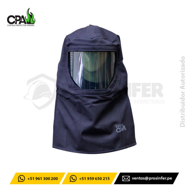 Capucha de Protección Contra Arco Eléctrico 32 cal/cm2 CPA SWH-32HAD
