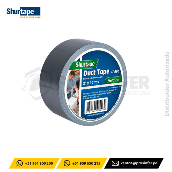 Cinta Duct Tape IT-600 2" x 30 yds Shurtape