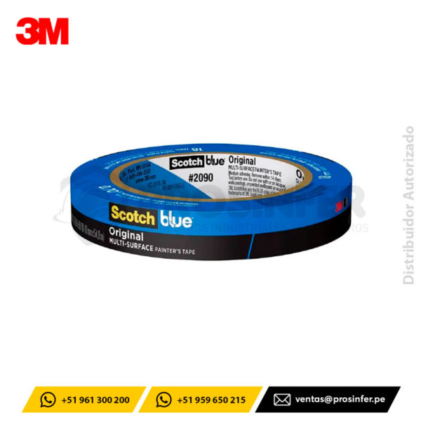 Cinta Masking Tape 2090 Scotch Blue 18 mm x 54,8m