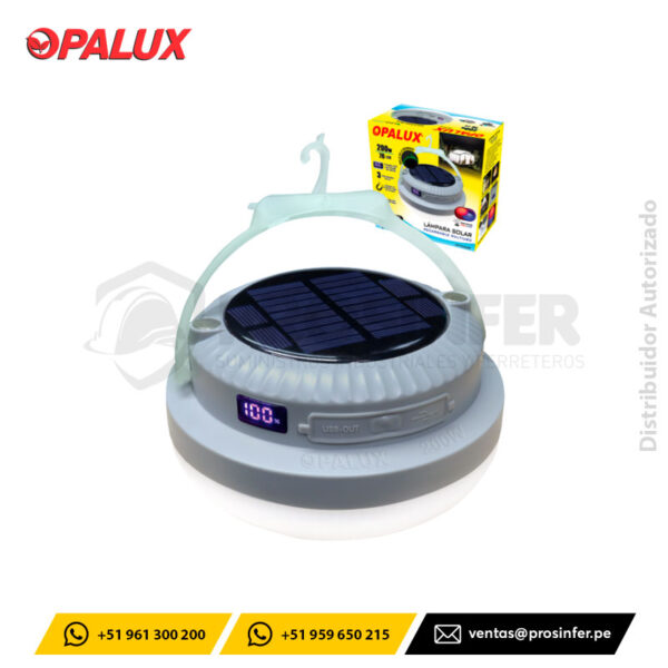 Lampara Portátil Recargable 200W Opalux OP-FD200W