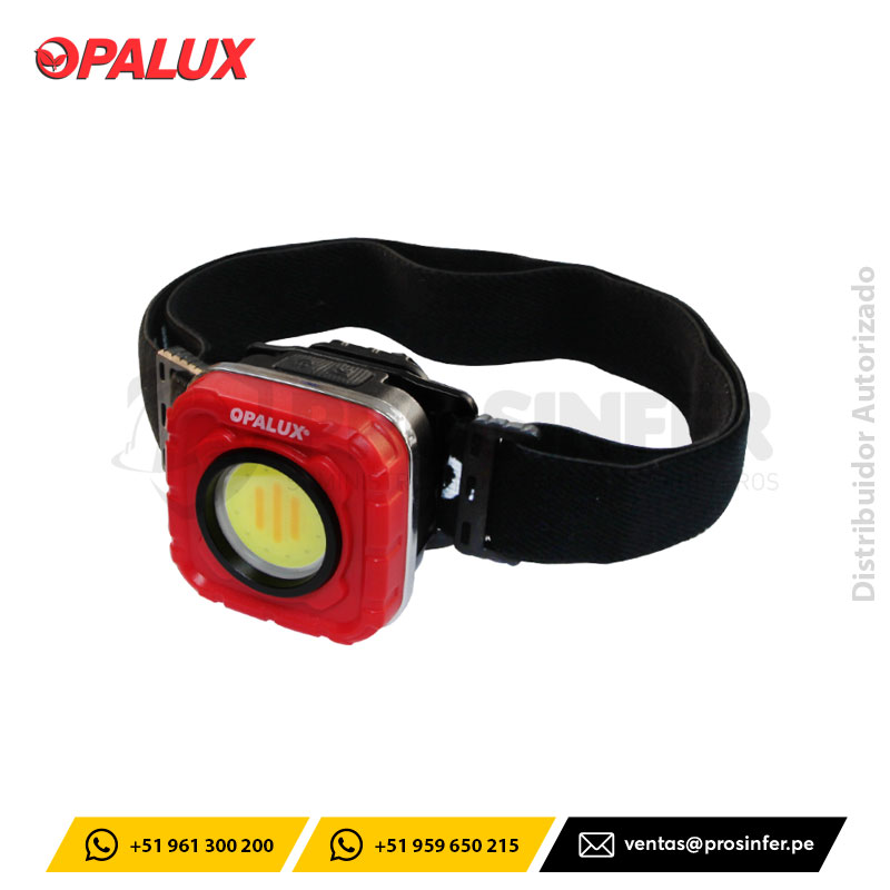 Linterna Frontal 5W Recargable Opalux OP-9004