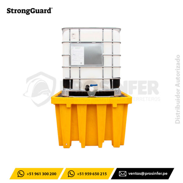 Pallet Antiderrame para Tanque IBC StrongGuard CSP-D4-1300