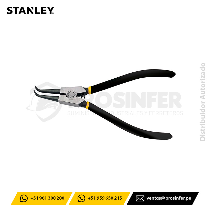 Alicates para Anillos de Retención Exterior Curvo Stanley 84-272