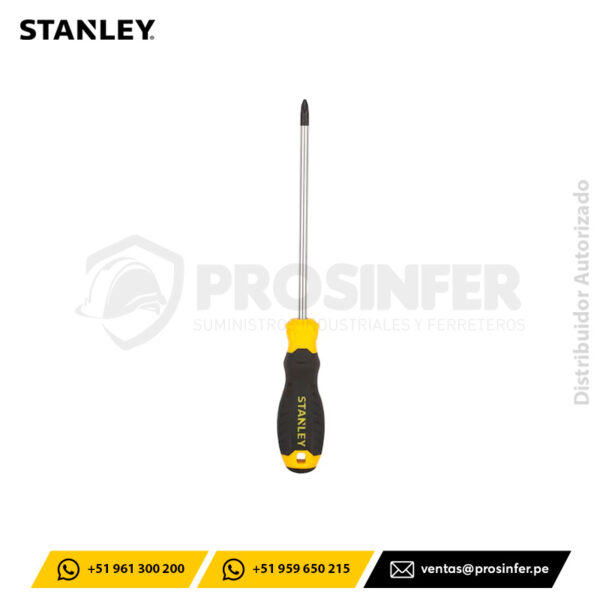 Destornillador CushionGrip Punta Phillips #2 x 6" Stanley STMT60811-840