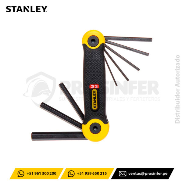 Juego de 8 Llaves Hexagonales mm Stanley 69-264