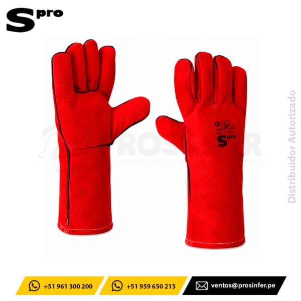 Guante Soldador Red Dragon 14" Spro