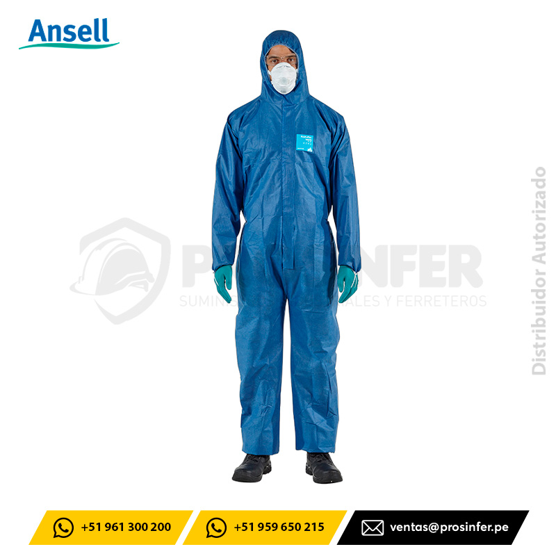 Traje AlphaTec 1500 PLUS Cosido Modelo 111 Ansell
